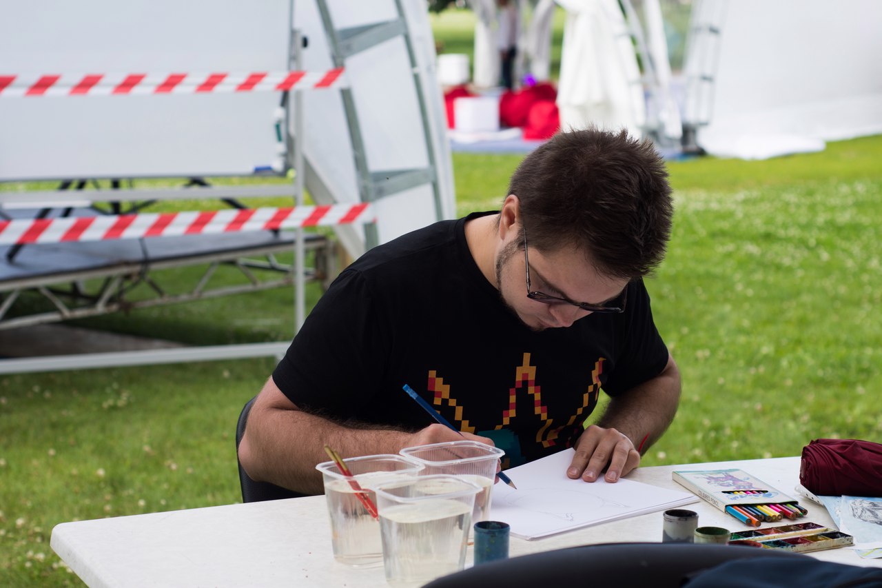 Разработчик Storytale рисует котика