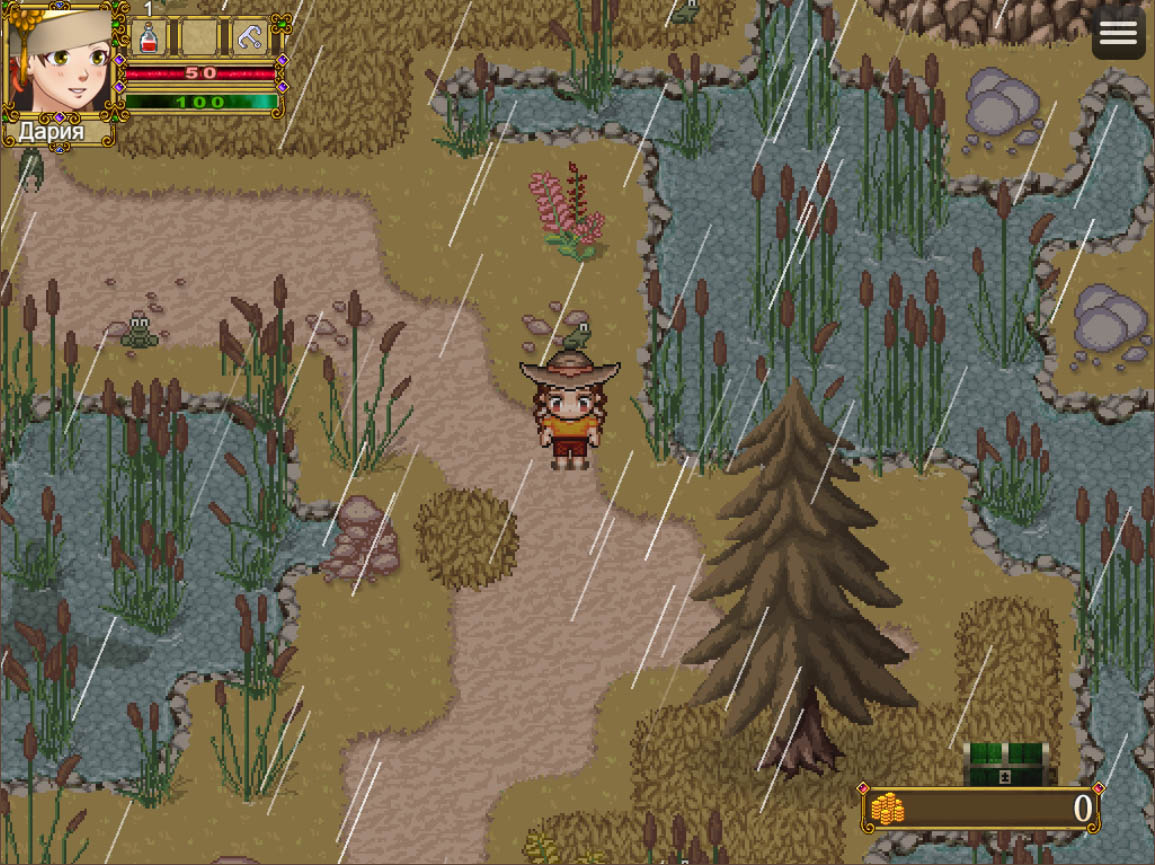 Локация болотный лес