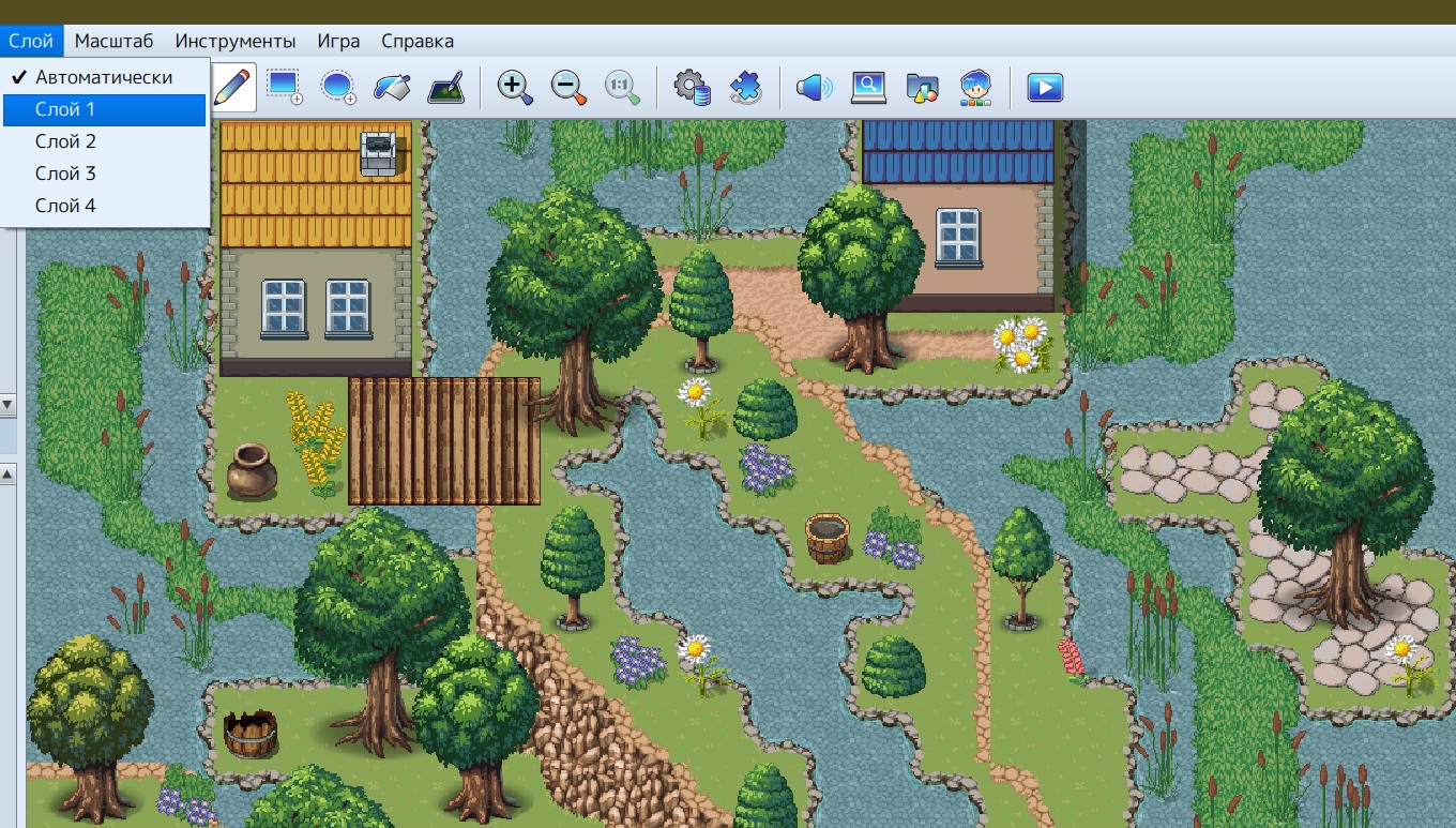 Иллюстрация слоёв в нашем проекте